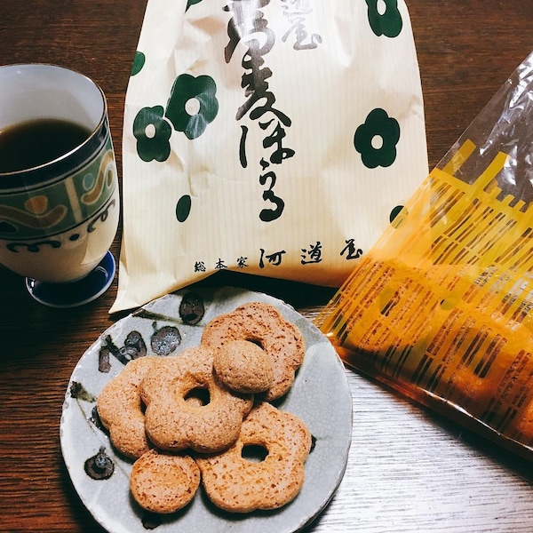 朴质好味道的京都经典荞麦饼干 — 河道屋 荞麦饼