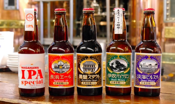 일본의 10대 지역 맥주 "나가하마 로망"