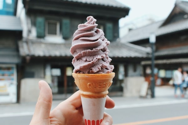 달콤한 고구마 아이스크림