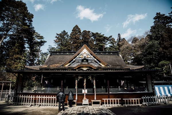 Check point 30 : โอซากิฮาจิมังกู (Osaki Hachimangu Shrine)