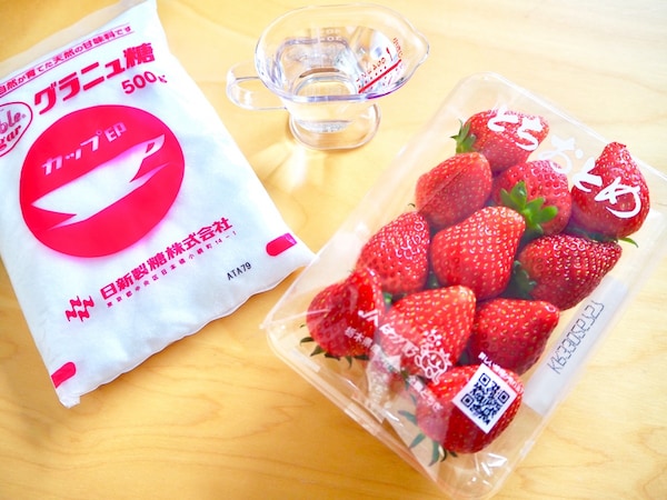 ส่วนผสม “อิจิโกะ อาเมะ” (Strawberry Candy)