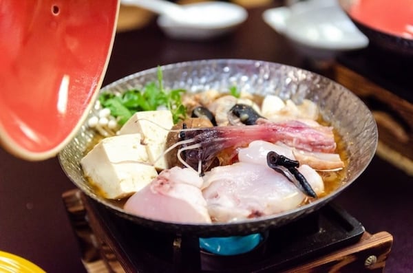 大洗町最代表美食海鮮料理「鮟鱇魚火鍋」