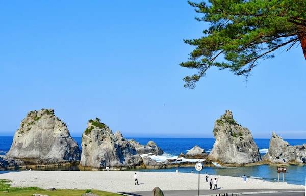 18. หาดโจโดงาฮามะ จังหวัดอิวาเตะ (Jodogahama Beach, Iwate)