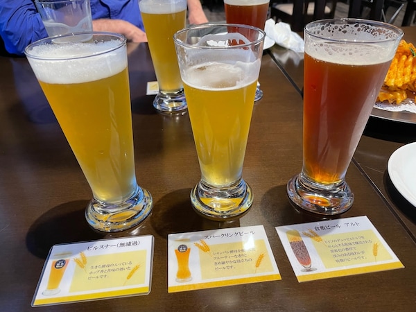 6:00 pm: Dinner and Drinks at Doppo-kan Craft Brewery