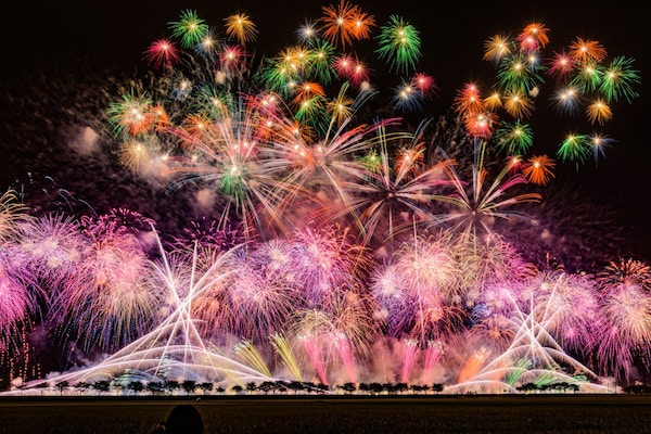 4. เทศกาลดอกไม้ไฟโอมางาริ l จังหวัดอากิตะ (Omagari National Fireworks Competition, Akita)