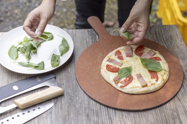 A Hand-made, Wood-fired Pizza Lunch