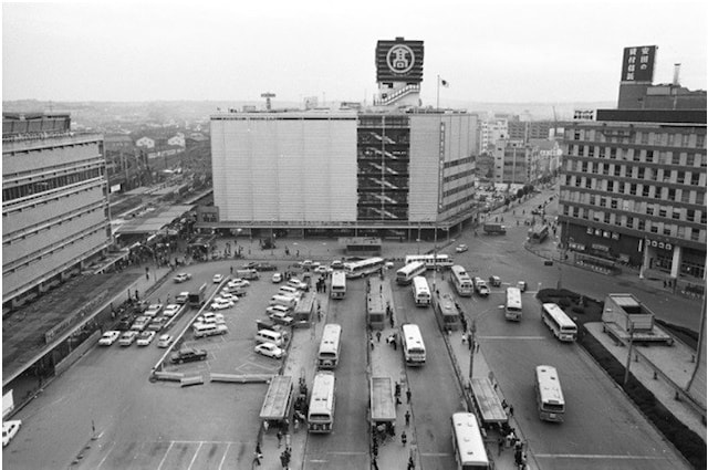 1968年ごろの横浜駅西口の様子（画像提供：相鉄グループ）