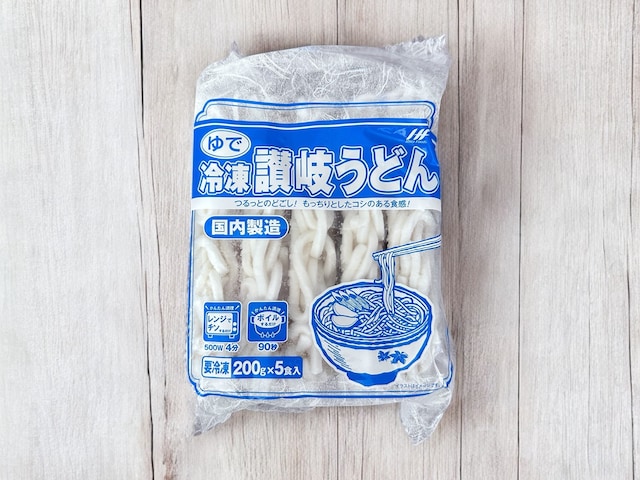 業務スーパー「冷凍讃岐うどん」200g×5食