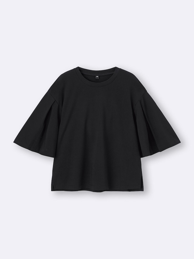 ジーユー フレアスリーブT 1290円(税込) ※一部店舗およびオンラインストアのみ販売