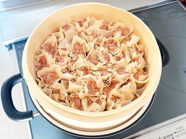 せいろでシュウマイをたくさん蒸すのに憧れますよね