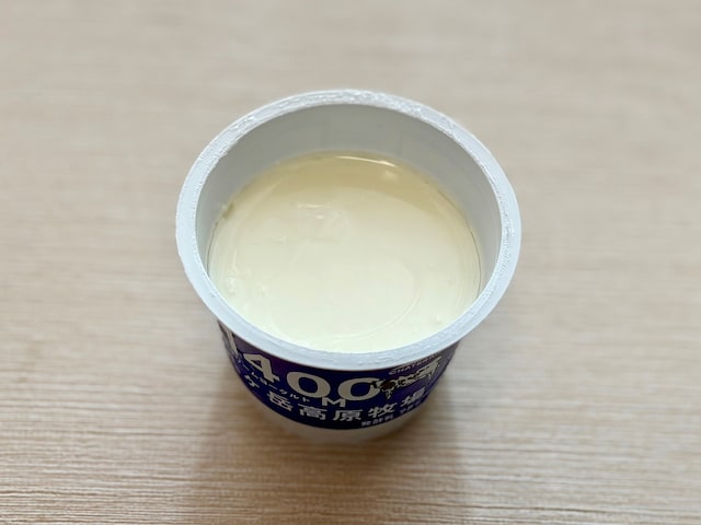 契約農場でとれたフレッシュなミルクを使用。デザートのようなヨーグルトを満喫できます