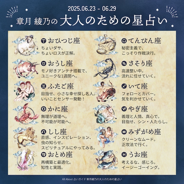 章月綾乃からあなたへ送る今週のメッセージ