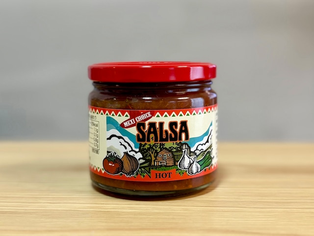 「メキシチョイス サルサソース(ホット) 320g」570円(税込)※6月28日10時までの特別価格