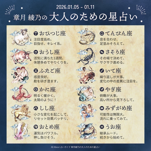 章月綾乃からあなたへ送る今週のメッセージ