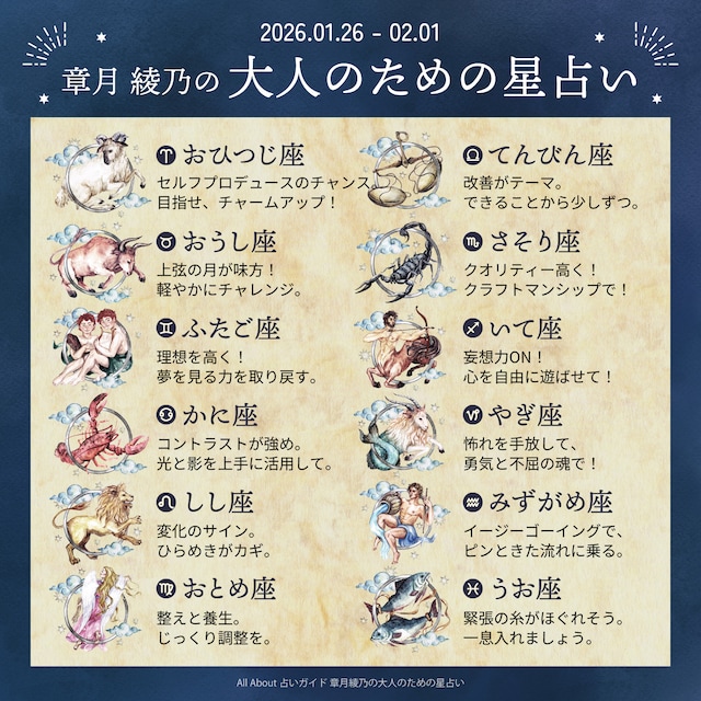 章月綾乃からあなたへ送る今週のメッセージ