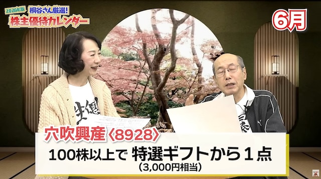 公式YouTubeチャンネル『All Aboutマネー』で6月の注目銘柄を解説する桐谷さん