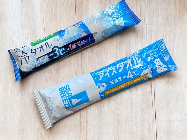 市販の冷たいタオル