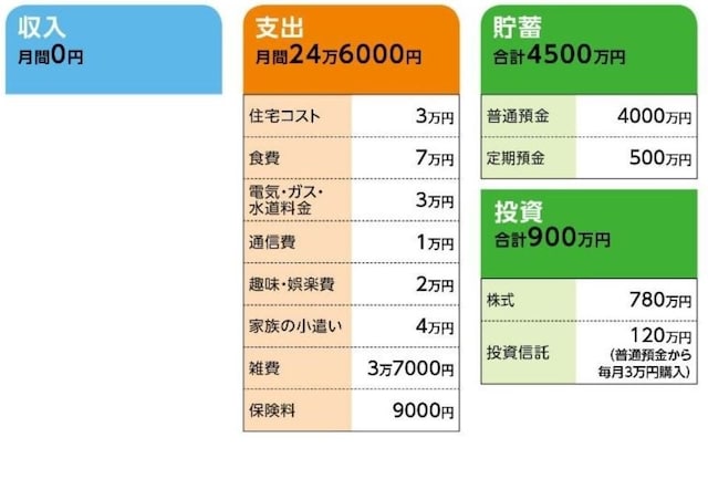 「もっちゃん」さんの家計収支データ