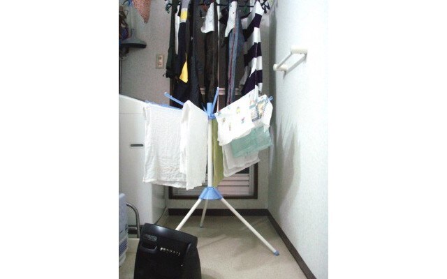 洗面所と物干し場を兼ねるのも一理あり