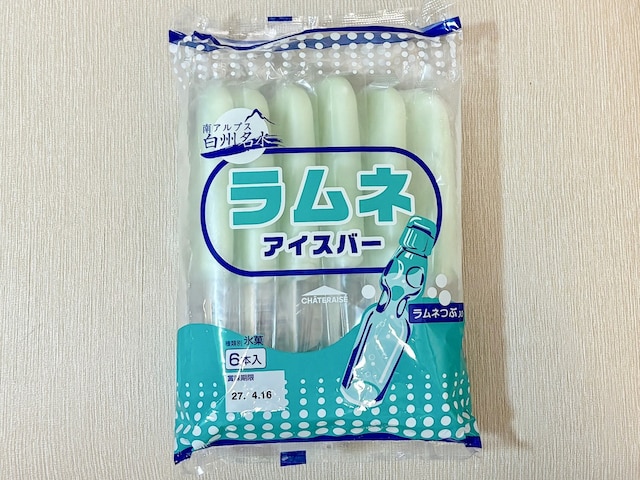 「ラムネアイスバー」6本入 259円(税込)