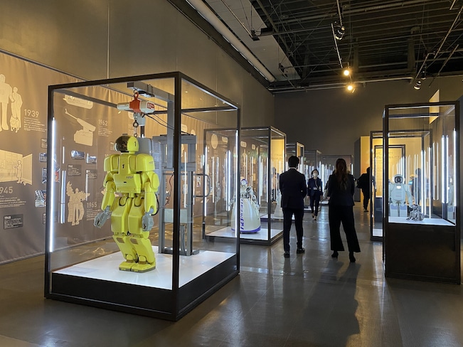 ロボットの展示