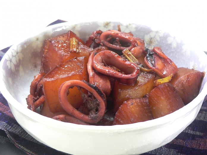 炊飯器で簡単！ イカ大根の煮ものレシピ
