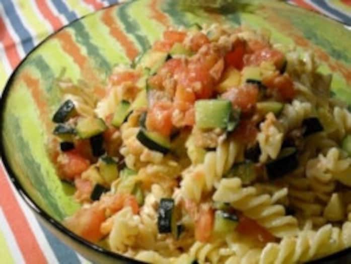 イタリア風夏のパスタ……ズッキーニとトマトで作る！