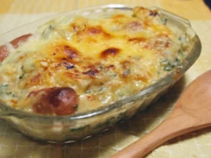 じゃがいもを使った、豆乳とオートミールのポテトグラタンレシピ