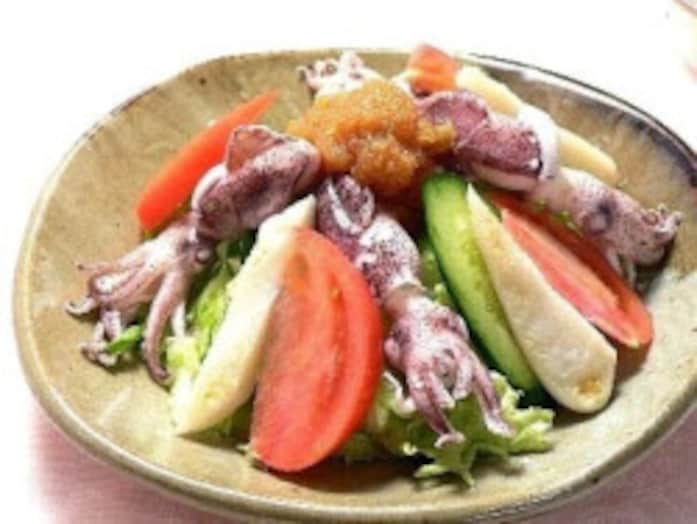 ヒイカの下ごしらえ&ヒイカのおろしサラダレシピ