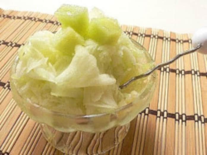 熟しすぎたメロンの食べ方！メロンアイスクリームの簡単レシピ