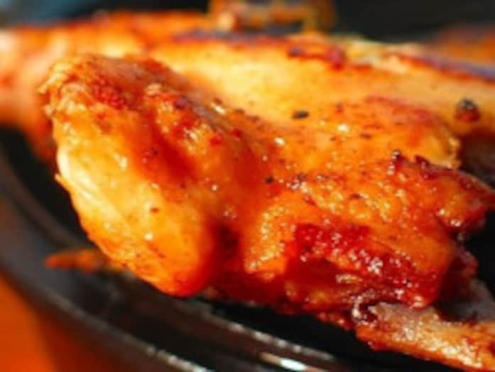 地鶏の悪魔風レシピ……ヘルシーに仕上がる！