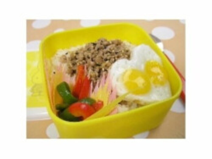 豚ひき肉で作る、甘辛豚そぼろのお弁当レシピ……子どもも喜ぶ！
