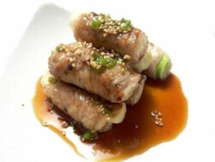 長ねぎの豚肉巻き、ねぎソースがけレシピ……おつまみにもおすすめ！