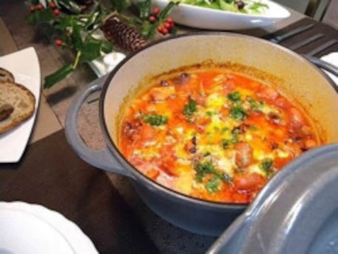 鶏と豆の煮込み料理レシピ……簡単クリスマス料理を楽しむ！
