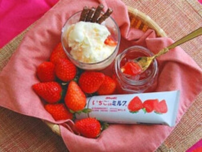 いちごの味が引き立つ！ 簡単アレンジレシピ