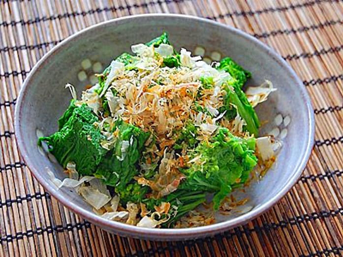 菜の花のおひたしレシピ……シンプルを極めた食べ方！