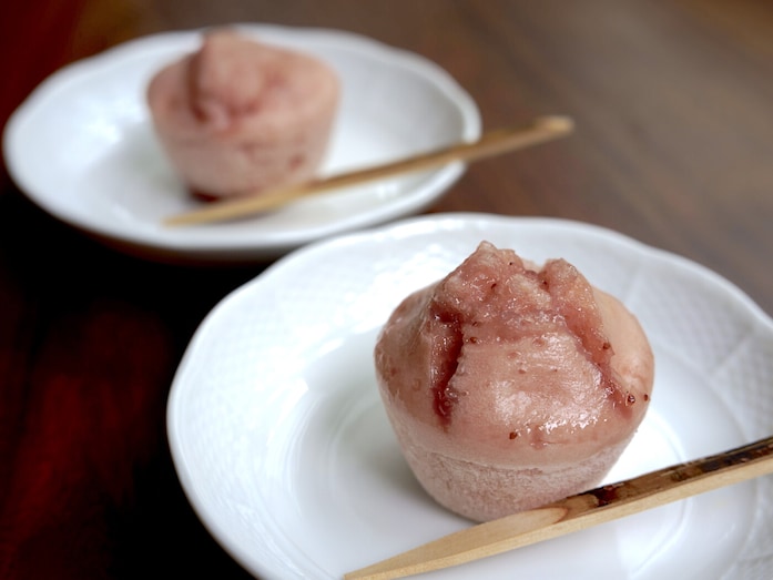 いちご蒸しパン…ジャムを使った簡単な作り方