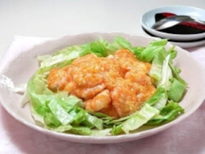 電子レンジで作る！ えびのマヨネーズソース煮レシピ
