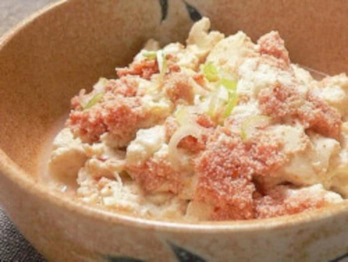 豆腐と明太子の簡単おかずレシピ！めんたい豆腐の作り方