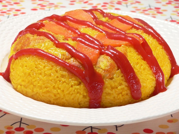 炊飯器で炊きこむ！ そのまんまハンバーグご飯レシピ