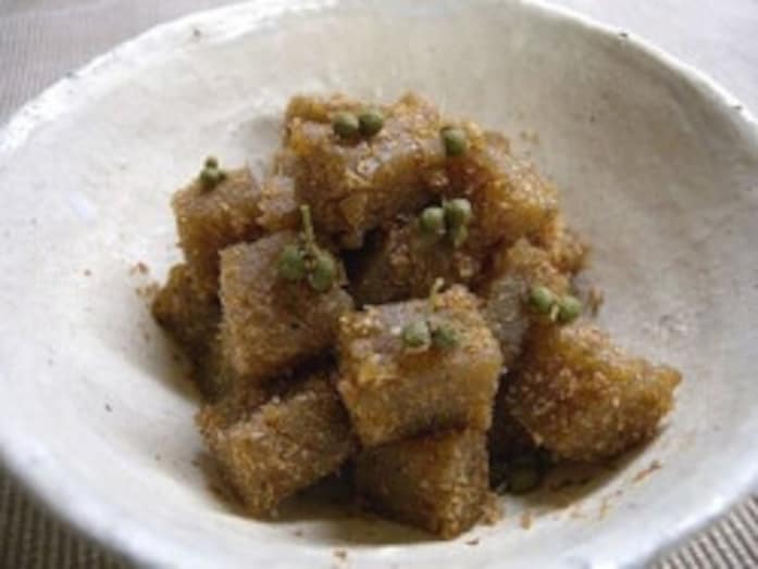 山椒入り！ こんにゃくの土佐煮レシピ