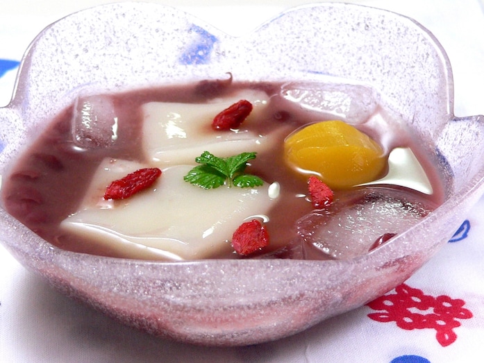 冷やしぜんざいをレンジで！お餅を冷やして食べる簡単レシピ