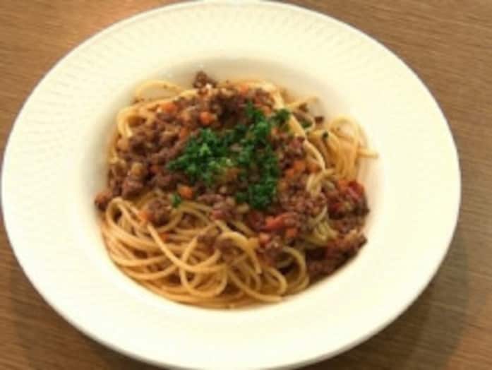 合いびき肉で作るボロネーゼのレシピ！美味しいミートソースパスタ
