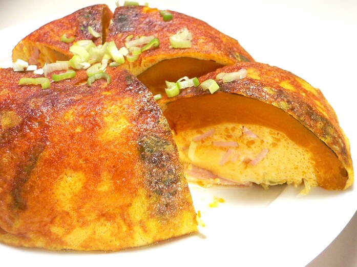炊飯器で作る、大きな大きな南瓜の茶わん蒸し