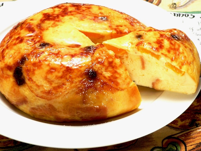 釜焼き！みかんパンプディングケーキ