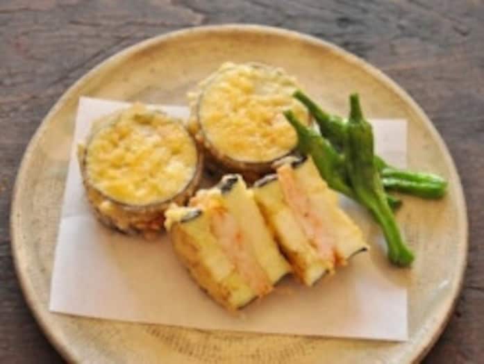 なすのはさみ揚げレシピ……塩でシンプルに食べたい！