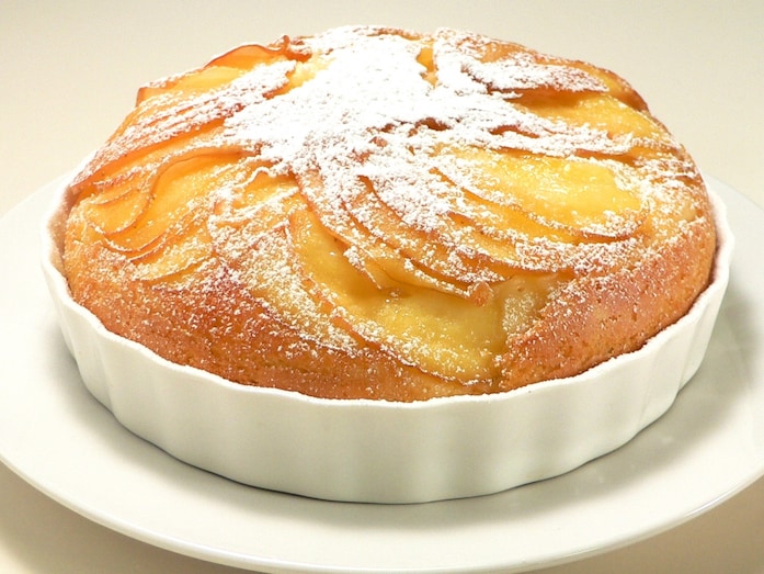 炊飯器で作る、ふわふわのお粥ホワイトチョコケーキ