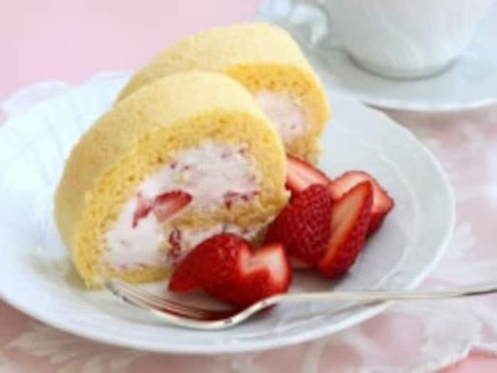 簡単いちごロールケーキのレシピ……懐かしく優しい味！