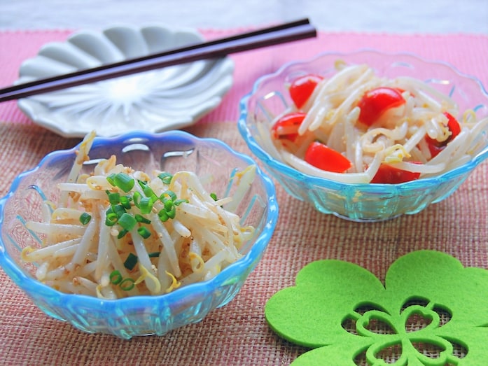もやしの茹で時間は？ シャキシャキもやしの和え物レシピ2種
