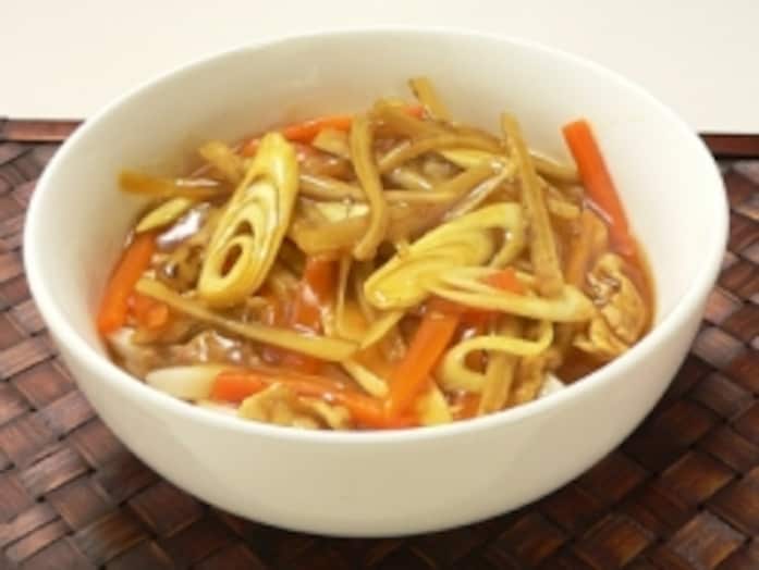 残り物で作る、エコでおいしいキンピラカレーうどん